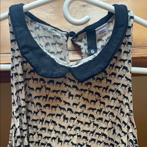 Urban Outfitters tank with deer/fox print (size S)